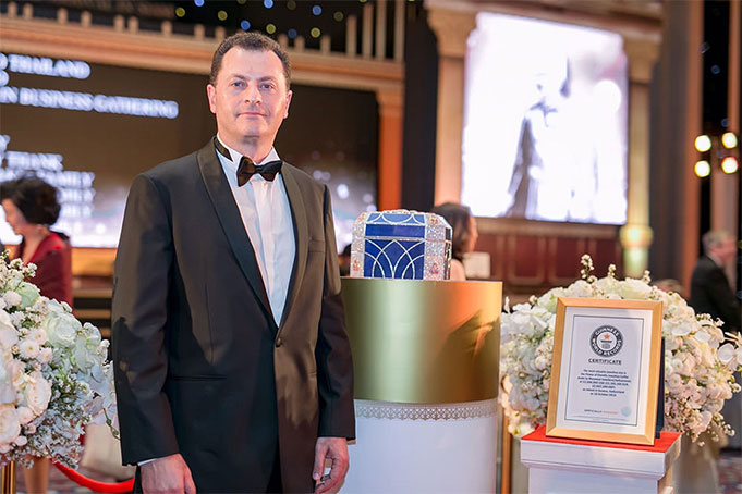 Mouawad Awarded Fifth Guinness World Record for The ‘Flower of Eternity Jewellery Coffer’